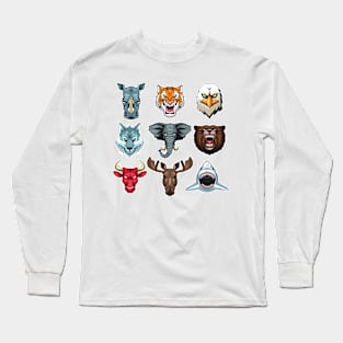 Wild animal Collection Long Sleeve T-Shirt